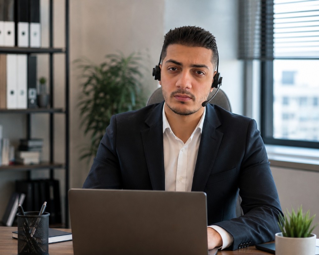 Kulaklıklı EXCPANEL destek uzmanı